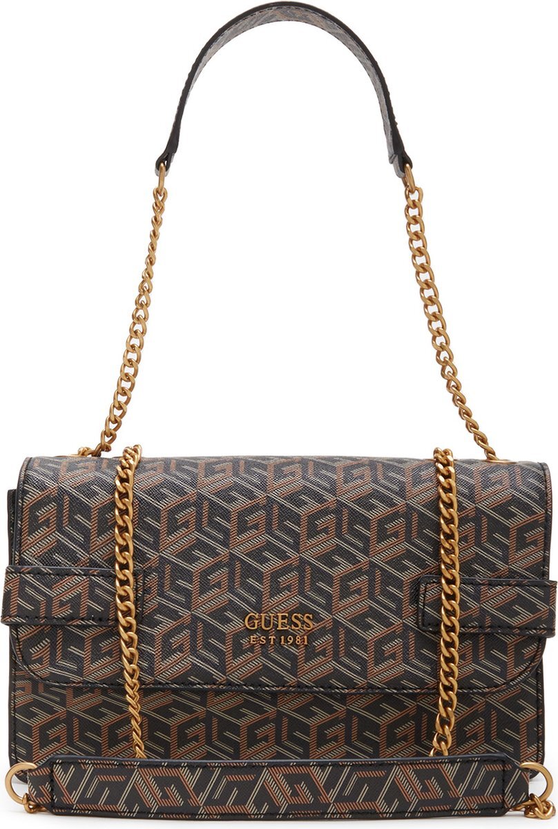 Guess Atene Society Dames Crossbody tasSchoudertas Kunstleer - Meerkleurig