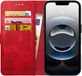 Rosso Element Apple iPhone 17e / 16e Hoesje Book Case Wallet Rood