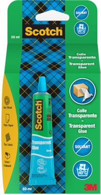 Scotch Colle Universelle Transparente – 30 ml – Colle Universelle à Séchage Rapide – Forte et Claire Dissolution