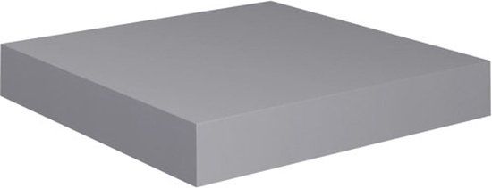 vidaXL Wandschap - zwevend - 23x23,5x3,8 cm - MDF - grijs
