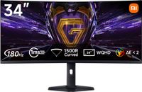 Xiaomi G34WQi Serie Gebogen Gaming Monitor - 34 inch - 180Hz - 1 ms
