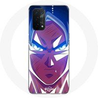 Maniacase Hoesje voor Oppo A74 5G Dragon Ball Goku Boos gezicht