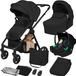 Lionelo Greet Kinderwagen 3-in-1 - Zwart
