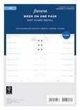 Filofax A5 Week per pagina 4 taal 2027 dagboek 27-68517