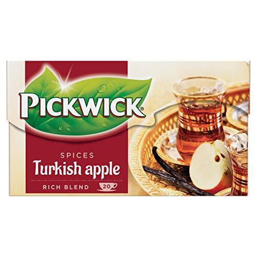 Pickwick Spices Turkish Apple Zwarte Thee met Appel en Vanille (240 Theezakjes, Rainforest Alliance Gecertificeerd), 12 x 20 Zakjes