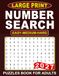 2027 Number Search Puzzles Book For Adults Large Print