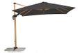 Schneider parasol 729-15 zonnescherm, antraciet, ca. 300 x 300 cm.