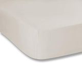Hoeslaken, Plain Dyed Neutral Hoeslaken, 100% katoen, perkal, 90 x 200 cm
