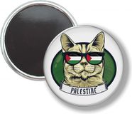 Merkloos / Sans marque Button Met Magneet - Kat Palestina