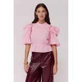 HARPER & YVE top met streep roze