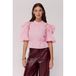 HARPER & YVE top met streep roze