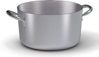 Ballarini professionele stoofpan met 2 handgrepen, aluminium, grijs, 28 cm