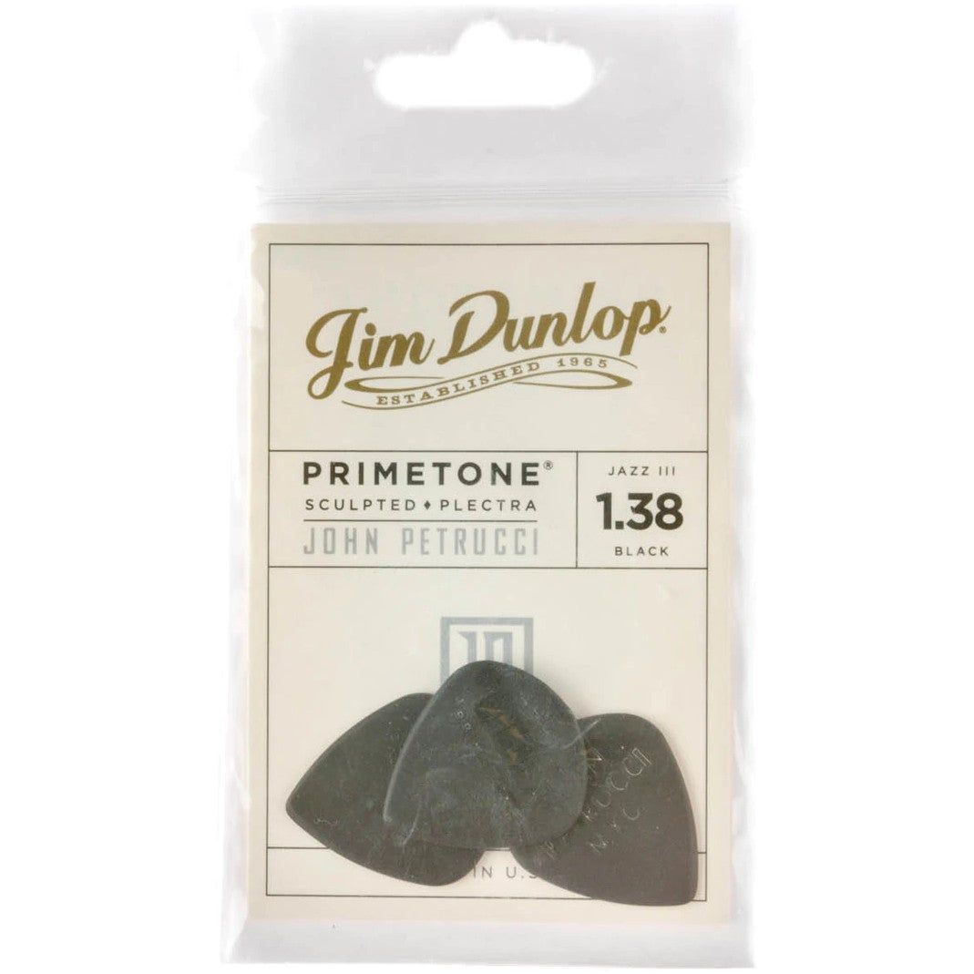 Dunlop John Petrucci Primetone Pick - Black - 12 stuks