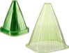 Relaxdays plantenhoed - set van 24 - tegen vorst, vogels & slakken - PVC - groen