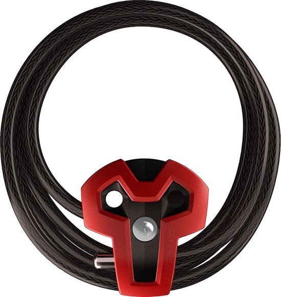 Safeman SAFEMAN-T kabelslot | fiets slot | mountainbike | multifunctioneel | 10mm | 185cm