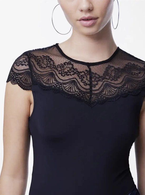 Pieces Sinna Bodystocking - Zwart - M