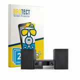 BROTECT - Screenprotector voor Kenwood M-9000S-B - Folie Beschermfolie matte 2 Stuks