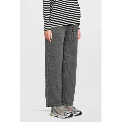 VERO MODA MATERNITY zwangerschaps wide leg jeans VMMTESSA medium grey denim