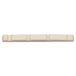 Partsland Plastic Saddle Pre-Notched Electric Bass, 4-snarige Electric Bass 4-snarig wit