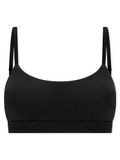 Schiesser Bustier Unique Cotton met uitneembare pads - Dames Beha Zwart