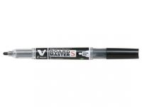 Pilot V-Board Master S Markeerstift Zwart, Transparant