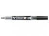 Pilot V-Board Master S Markeerstift Zwart, Transparant