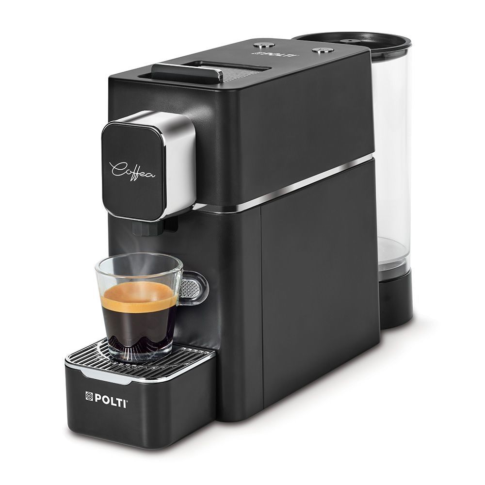Polti PCEU0128 Capsule Koffiemachine - Zwart - 0.85L - 1400W - Incl. 54 Capsules