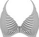 Freya Jewel Cove UW Halter Bikini Top Dames Bikinitopje - Stripe Black - Maat 70E