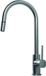 Lanesto Forte Mitigeur de cuisine à levier unique Inox avec aérateur extractible - 27,4 cm de haut