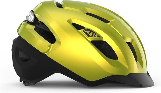 MET Urbex MIPS Fietshelm - Maat M (56-58cm) - Lime Yellow Metallic - Speed Pedelec