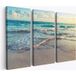 Tableau Triptyque sur toile - Plage Mer Océan