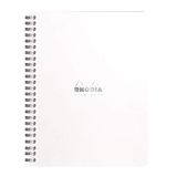 RHODIA 193441C - Spiraalschrift Notebook Wit - A5+ 16 x 21 cm - Dot Stippen - 160 Pagina's