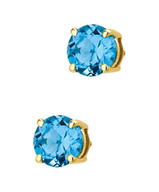 The Jewelry Collection Oorknoppen Topaas - Geelgoud