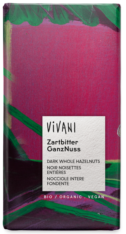 Vivani Chocolade Puur Hele Hazelnoten