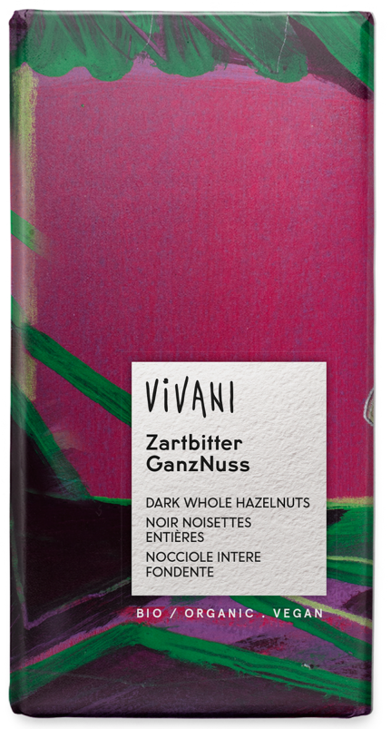 Vivani Chocolade Puur Hele Hazelnoten - 4044889003192