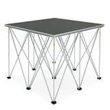 Gear4music 1m x 1m Portable Stage Kit, 80cm