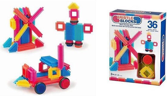 Bristle Blocks B.Toys - Bristle blokken - 36st