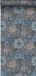 ESTAHome behang vintage bloemen vergrijsd blauw en warm grijs - 53 cm x 10.05 m