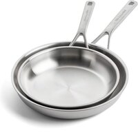 KitchenAid Multi-Ply Stainless Steel 2-delige Pannen set 24cm - 28cm
