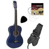 TIGER Kinderen 1/2 Size Klassieke Gitaar - Blauw