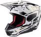 Alpinestars S-M5 Casque Ece 22.06 Gris Minéral Gris Foncé Brillant M