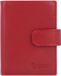 Esquire Nieuw Zijden portemonnee leer 7,5 cm - Rood