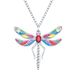 Lulu & Jane Ketting blauw / pink / zilver