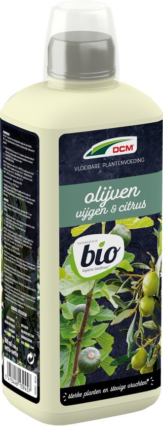 DCM Meststof Vloeibaar Olijven & Vijgen - Siertuinmeststoffen - 800 ml Bio