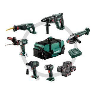Metabo Accu-Combo-set Bouw en renovatie 6.1 (685211000) - Gereedschapstas