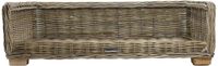 51 Degrees North Rattan Bed - Natural grijs
