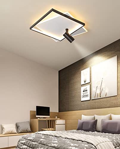 Goeco Plafondlamp - LED Plafonniére - zilverachtig- dimbaar - met