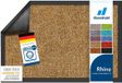 FLOORDIREKT Paillasson - Tapis sec - Tapis de propreté - Rhine - Beige doré - 40 x 60 cm