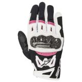 Alpinestars Stella SMX-2 Air Carbon V2 Schwarz Weiß Fuchsia - Größe L - Handschuh