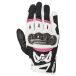 Alpinestars Stella SMX-2 Air Carbon V2 Schwarz Weiß Fuchsia - Größe L - Handschuh
